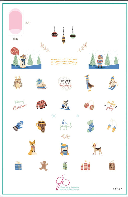 CJS-C-89 Frosty Fun & Cozy Cocoa - Ongles Elaine Lemay 