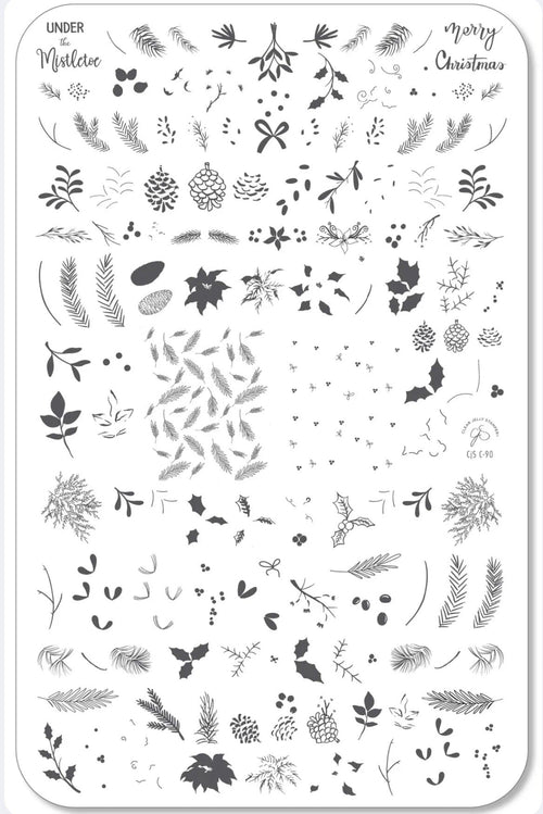 CJS-C-90 Merry Mistletoe Moments - Ongles Elaine Lemay 