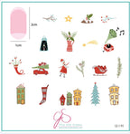 CJS-C-93 Retro Festive Fun - Ongles Elaine Lemay 