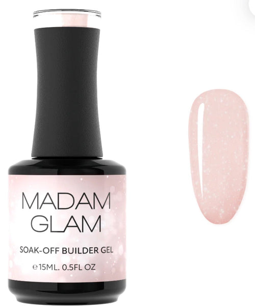 Builder powder pink - Ongles Elaine Lemay 