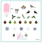 CJS-C-09 Angelic Christmas Wonderland - Ongles Elaine Lemay 