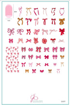 CJS-377 Pretty Little Bows - Ongles Elaine Lemay 