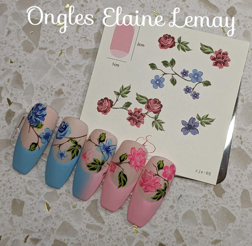 CJS-05 Renaissance Rose - Ongles Elaine Lemay 