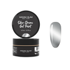 Gel Paint Silver Chrome - Ongles Elaine Lemay 