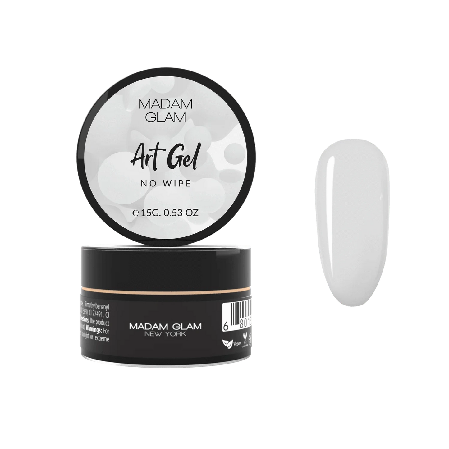 No Wipe Art Gel - Ongles Elaine Lemay 