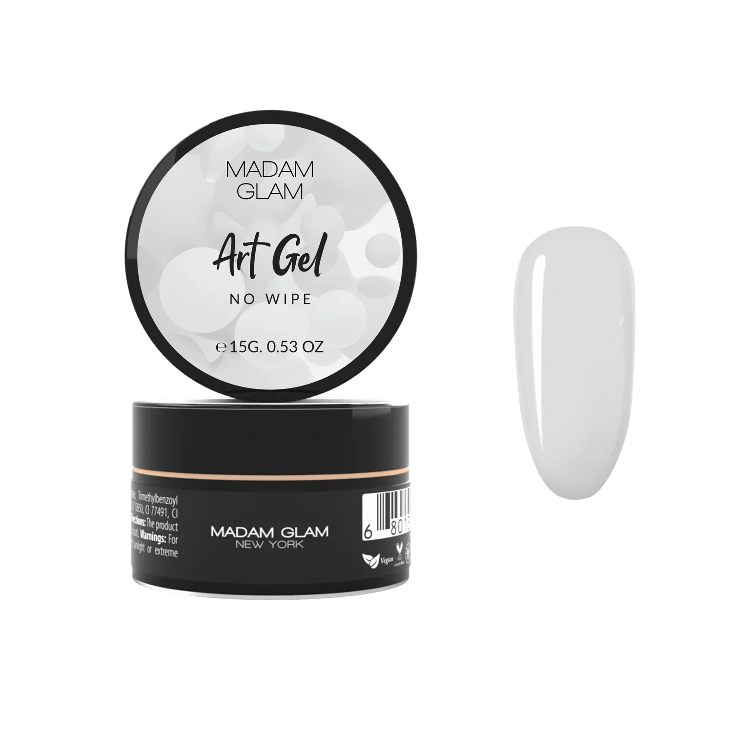 No Wipe Art Gel - Ongles Elaine Lemay 