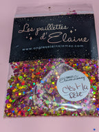 C'est la fête - Ongles Elaine Lemay 