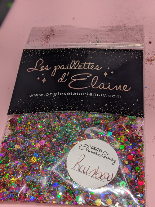 Rainbow - Ongles Elaine Lemay 