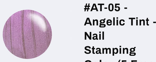 AT-05 Angelic Tint vernis à stamping - Ongles Elaine Lemay