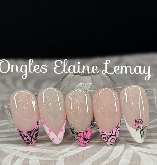 Atelier de Stamping - Ongles Elaine Lemay