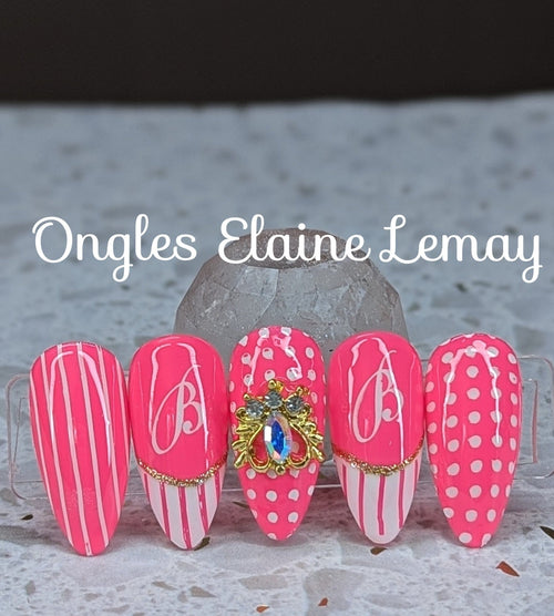 Barbieland - Ongles Elaine Lemay