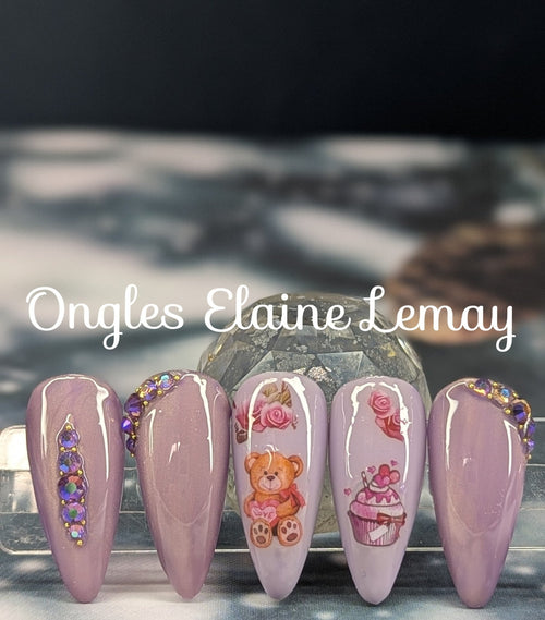 BB Lavander Top coat - Ongles Elaine Lemay