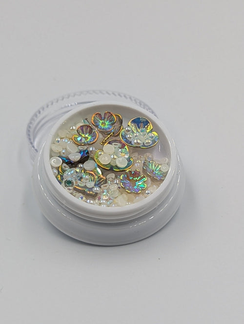Bijoux 3D fleurs 2 - Ongles Elaine Lemay