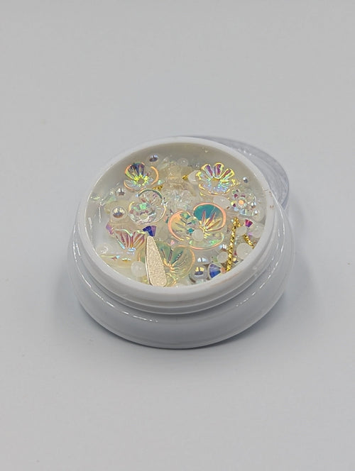 Bijoux 3D fleurs 5 - Ongles Elaine Lemay
