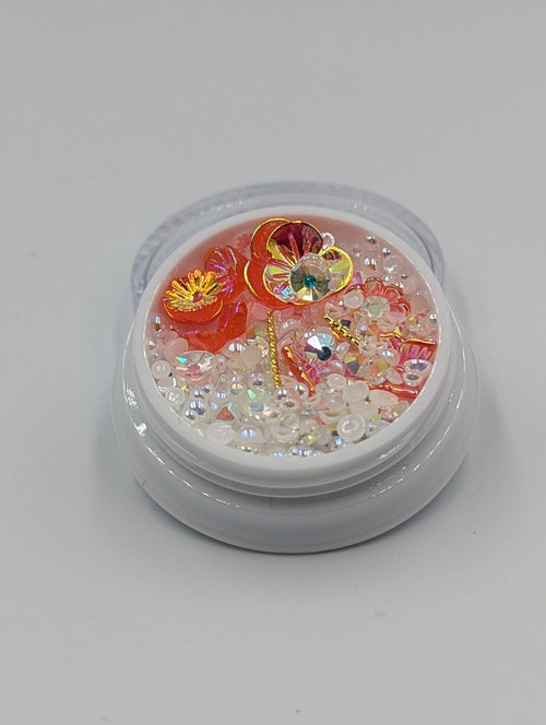Bijoux 3D fleurs 6 - Ongles Elaine Lemay
