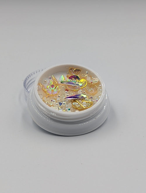 Bijoux 3D fleurs 7 - Ongles Elaine Lemay