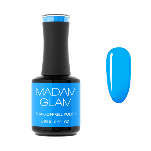 Blue Capri - Ongles Elaine Lemay