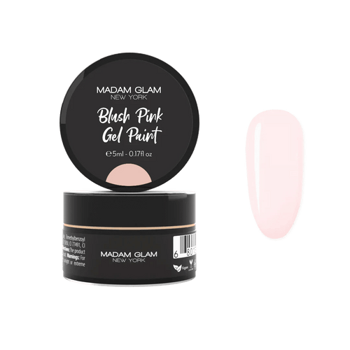 Blush Pink Gel paint - Ongles Elaine Lemay