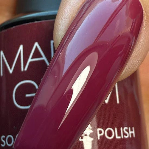 Bordeaux Suit - Ongles Elaine Lemay