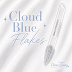 Builder gel Cloud Blue Flakes en pot 15g - Ongles Elaine Lemay