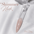 Builder gel Shimmer Nude en pot 15g - Ongles Elaine Lemay