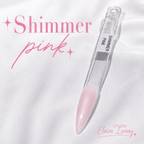 Builder gel Shimmer Pink en pot 15g - Ongles Elaine Lemay