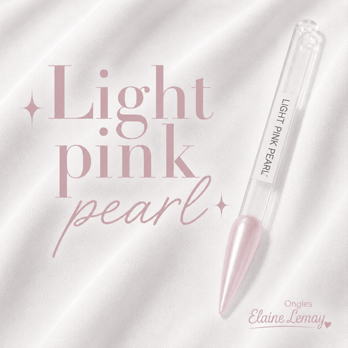 Builder Light Pink Pearl gel en pot 15g - Ongles Elaine Lemay