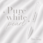 Builder Pure White Pearl gel en pot 15g - Ongles Elaine Lemay
