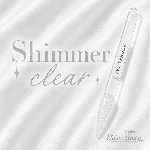 Builder Shimmer Clear - Ongles Elaine Lemay