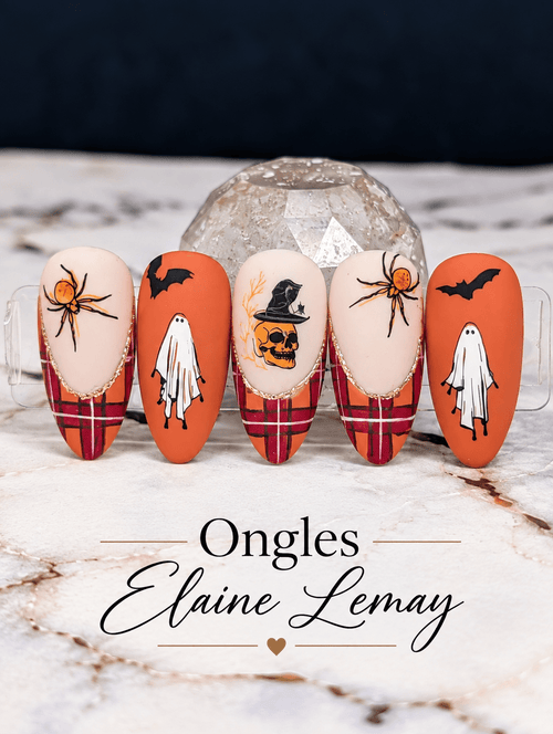 Burgundy Gel Paint - Ongles Elaine Lemay