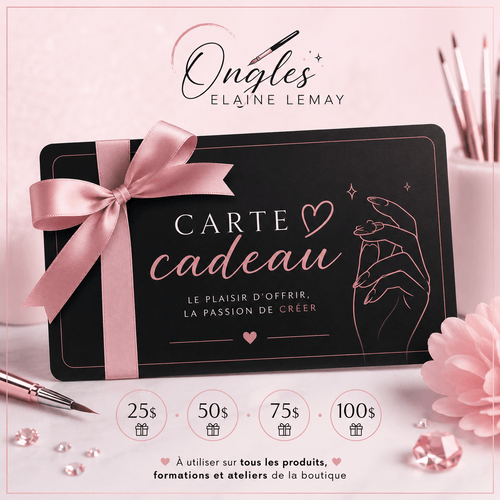 Carte cadeaux - Ongles Elaine Lemay