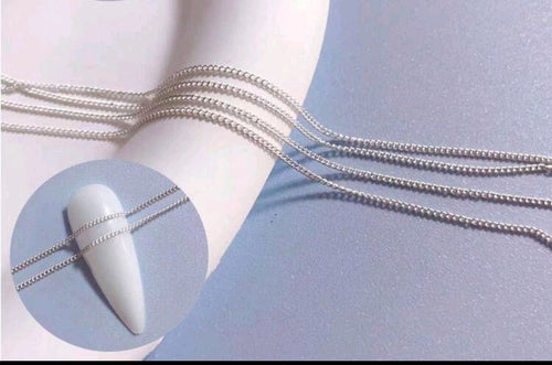 Chaine argent - Ongles Elaine Lemay
