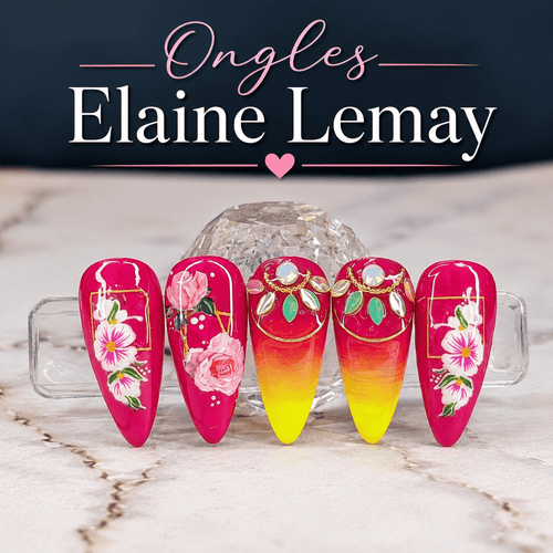 Cherished Pink - Ongles Elaine Lemay