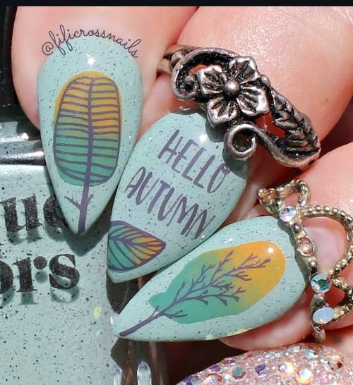 CJS-137 Whimsical Fall - Ongles Elaine Lemay