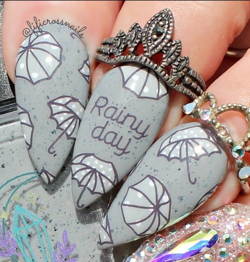 CJS-141 Splish splash - Ongles Elaine Lemay