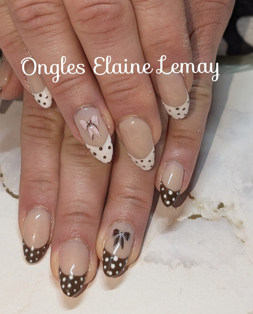 CJS-147 Put a Bow on it Darling - Ongles Elaine Lemay