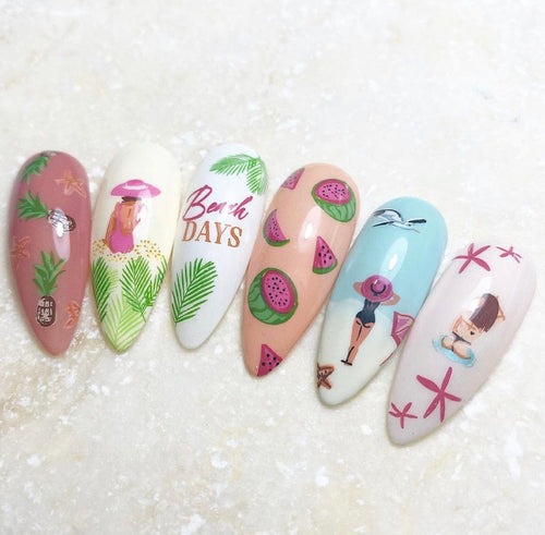 CJS-165 Summer never Ends - Ongles Elaine Lemay