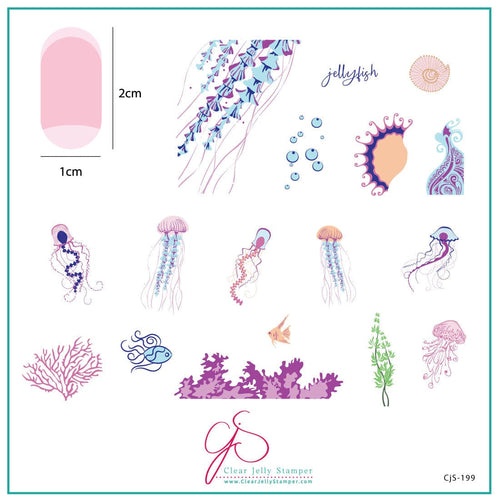 CJS-199 Blooming Sea - Ongles Elaine Lemay