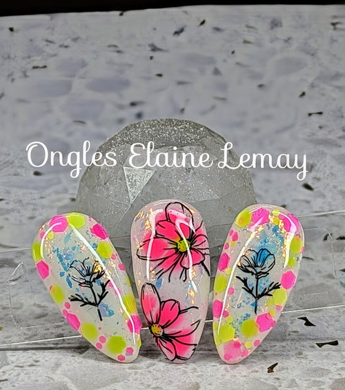 CJS-261 Finest Florals - Ongles Elaine Lemay
