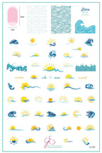 CJS-304 Sun and Waves - Ongles Elaine Lemay