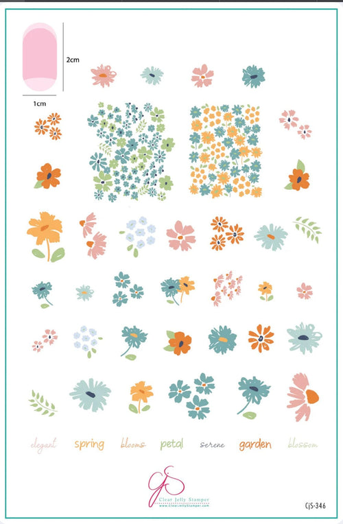 CJS-346 Beautiful Blossom - Ongles Elaine Lemay