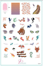 CJS-347 Dragon Love - Ongles Elaine Lemay