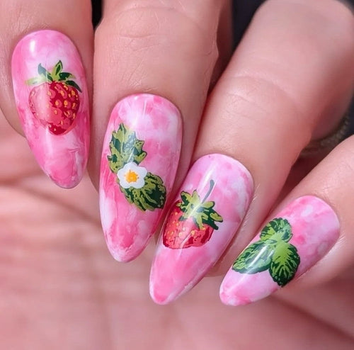 CJS-351 Strawberry Sweetness - Ongles Elaine Lemay