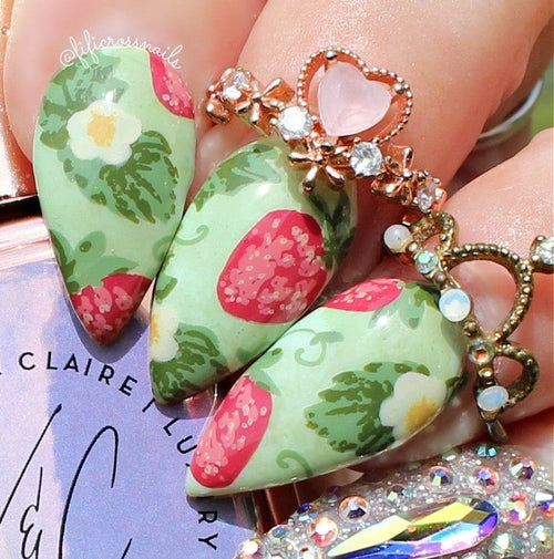 CJS-351 Strawberry Sweetness - Ongles Elaine Lemay