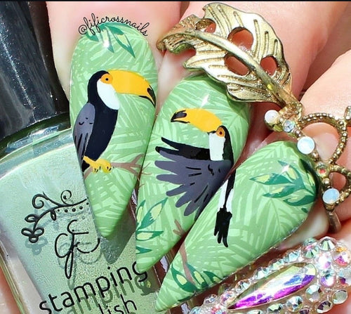 CJS-359 Tropical Paradise - Ongles Elaine Lemay