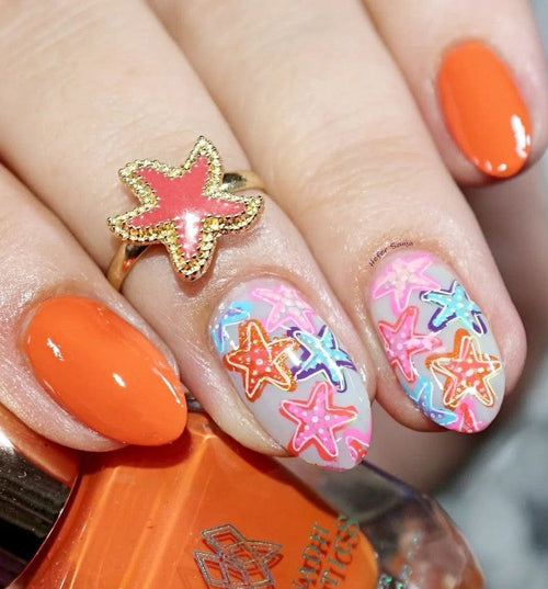 CJS-366 Neon Summer - Ongles Elaine Lemay