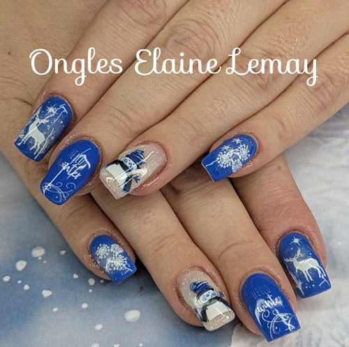 CJS-374 Hello Winter - Ongles Elaine Lemay