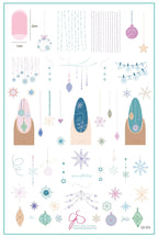 CJS-376 Snowflake on Chains - Ongles Elaine Lemay