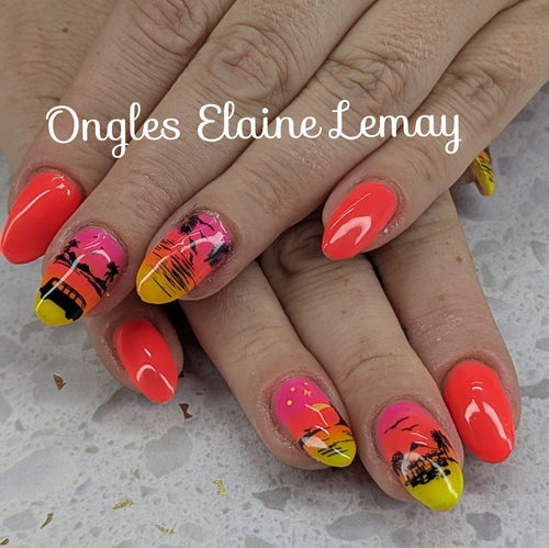 CJS-380 Catch me by the sea - Ongles Elaine Lemay