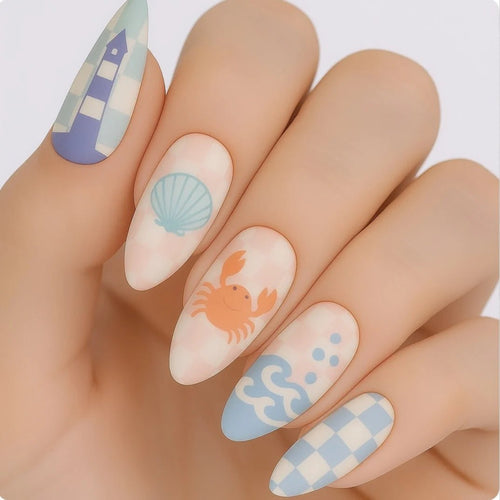 CJS-380 Catch me by the sea - Ongles Elaine Lemay